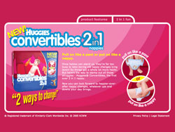 Huggies Convertibles